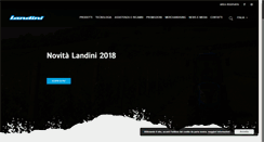 Desktop Screenshot of landini.it